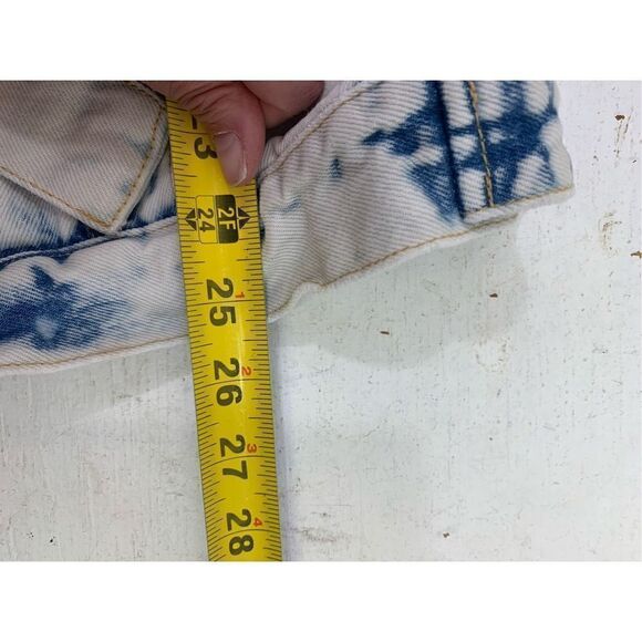 Bardot Oversize Tie Dye Denim Jacket Size 4 - Picture 15 of 15